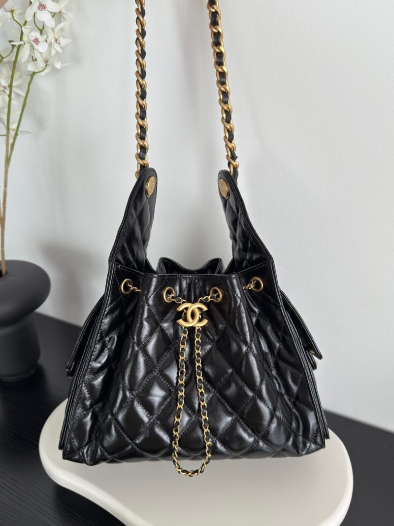Chanel Replica 25C Drawstring Bucket Hobo Bag - Image 2