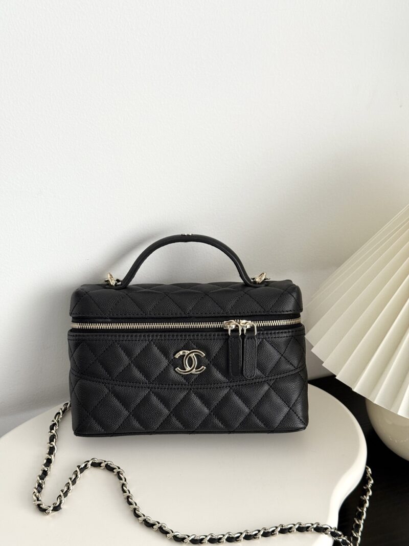 Chanel 25C Black Vanity Box Replica